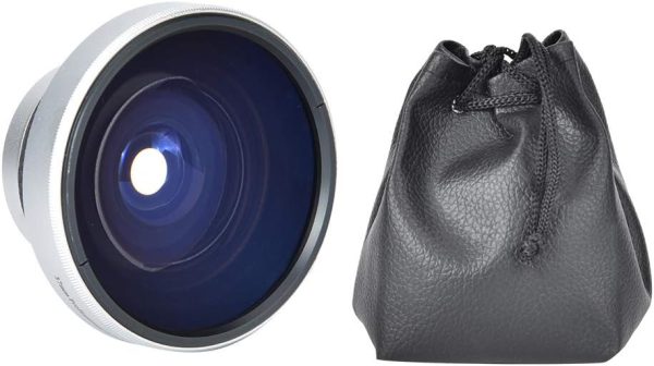 37mm Fisheye Lens Camcorder, 37 mm Fish Eye Lens 0.25X Super Fisheye Additional Lens for 37mm Caliber Camera Lenses - Image 7